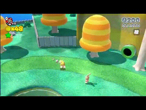 Original Super Mario 3D World gameplay clip
