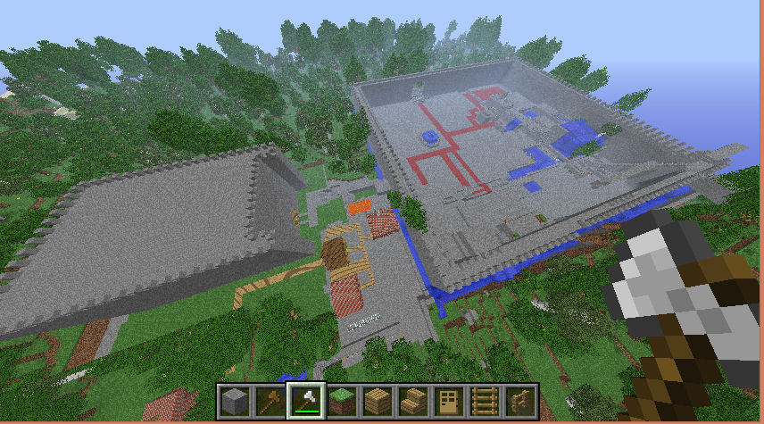 Original image from More of the castle and it linking to another one.